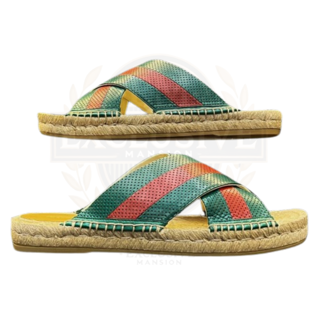 Web Leather Slide