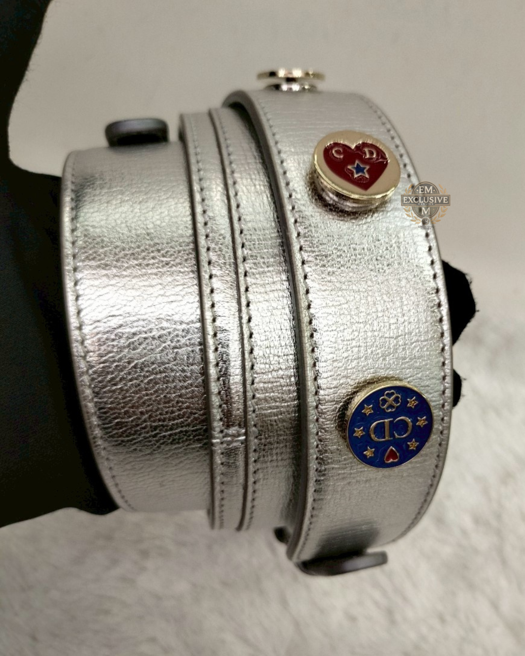 Lady Dior Small Metallic Silver 2019