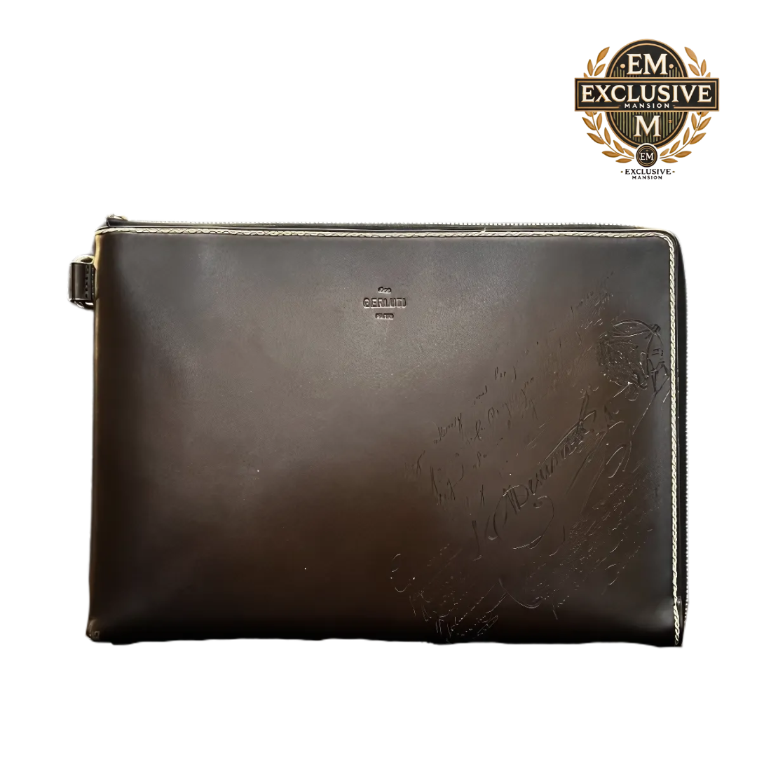 Nino Scritto Leather Clutch