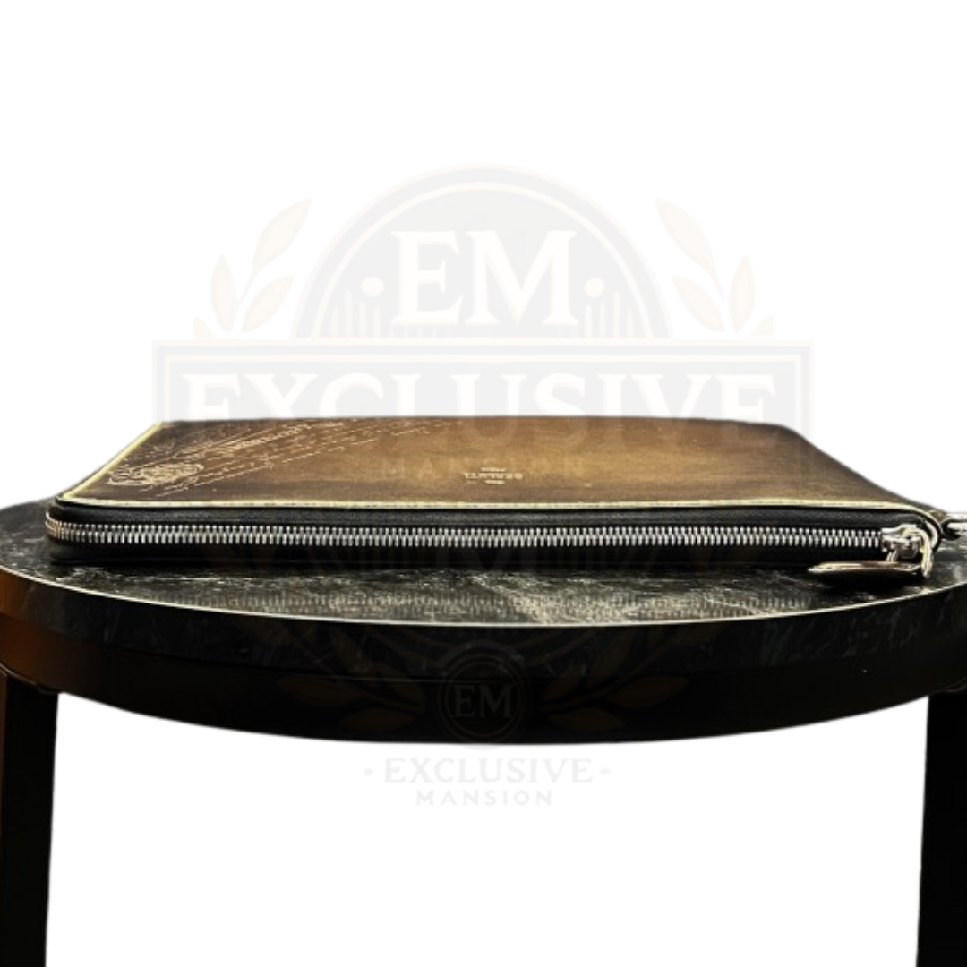Nino Scritto Leather Clutch