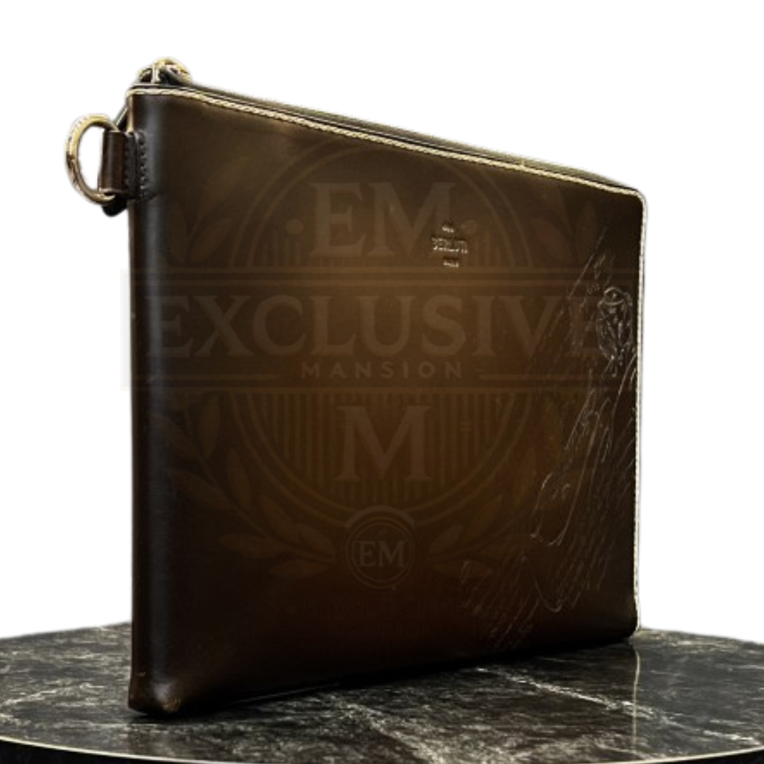Nino Scritto Leather Clutch