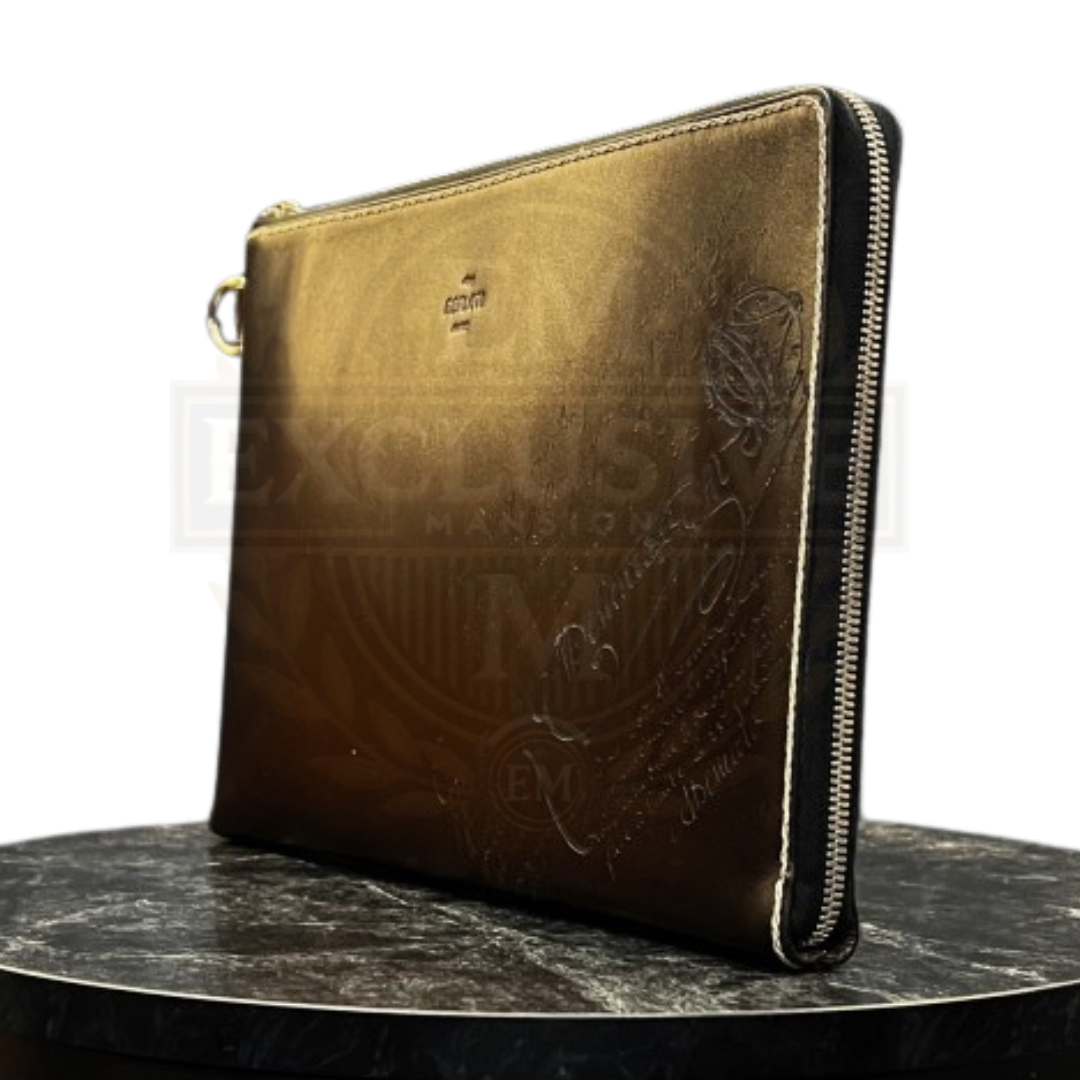 Nino Scritto Leather Clutch