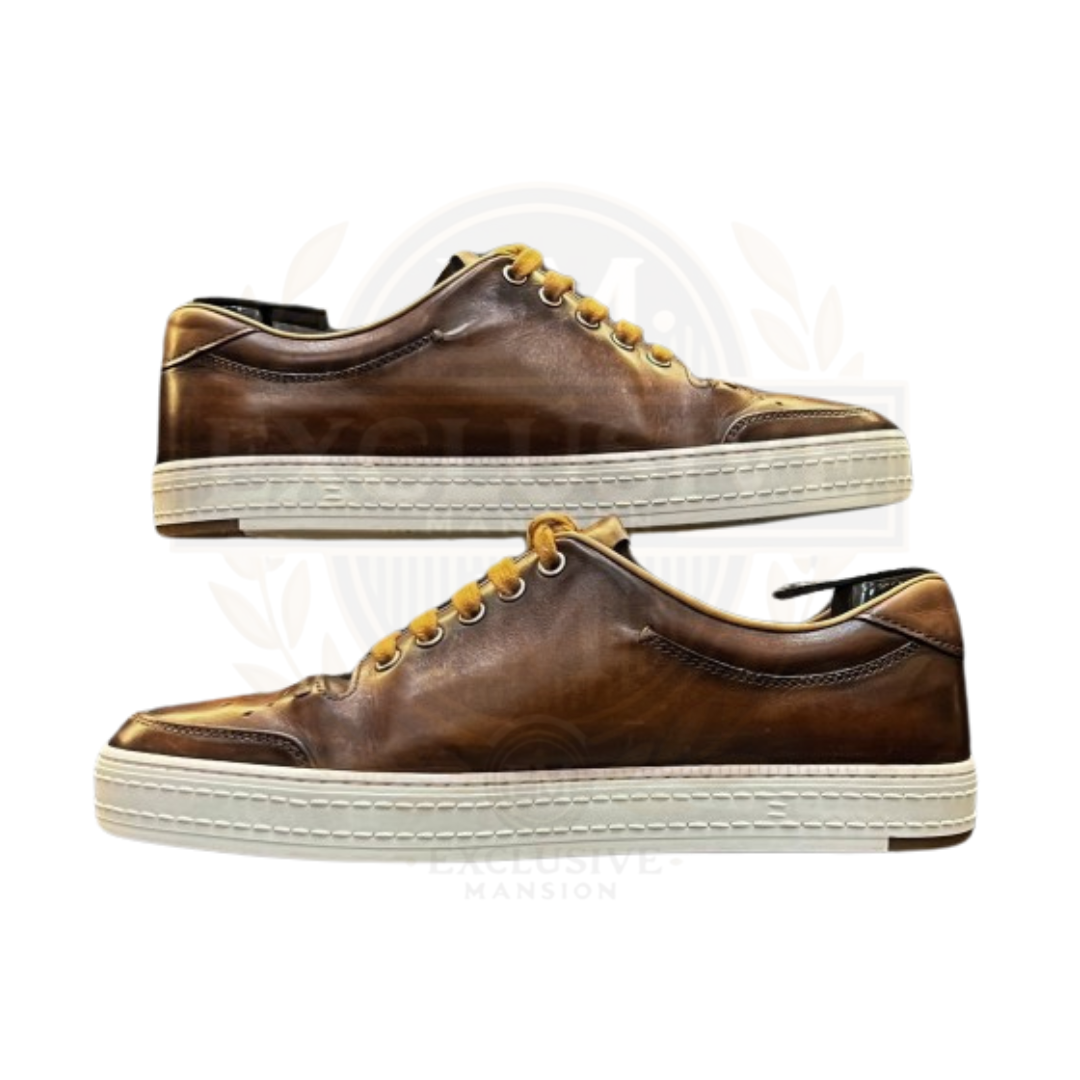 Playtime Calf Leather Sneaker Rose Wood