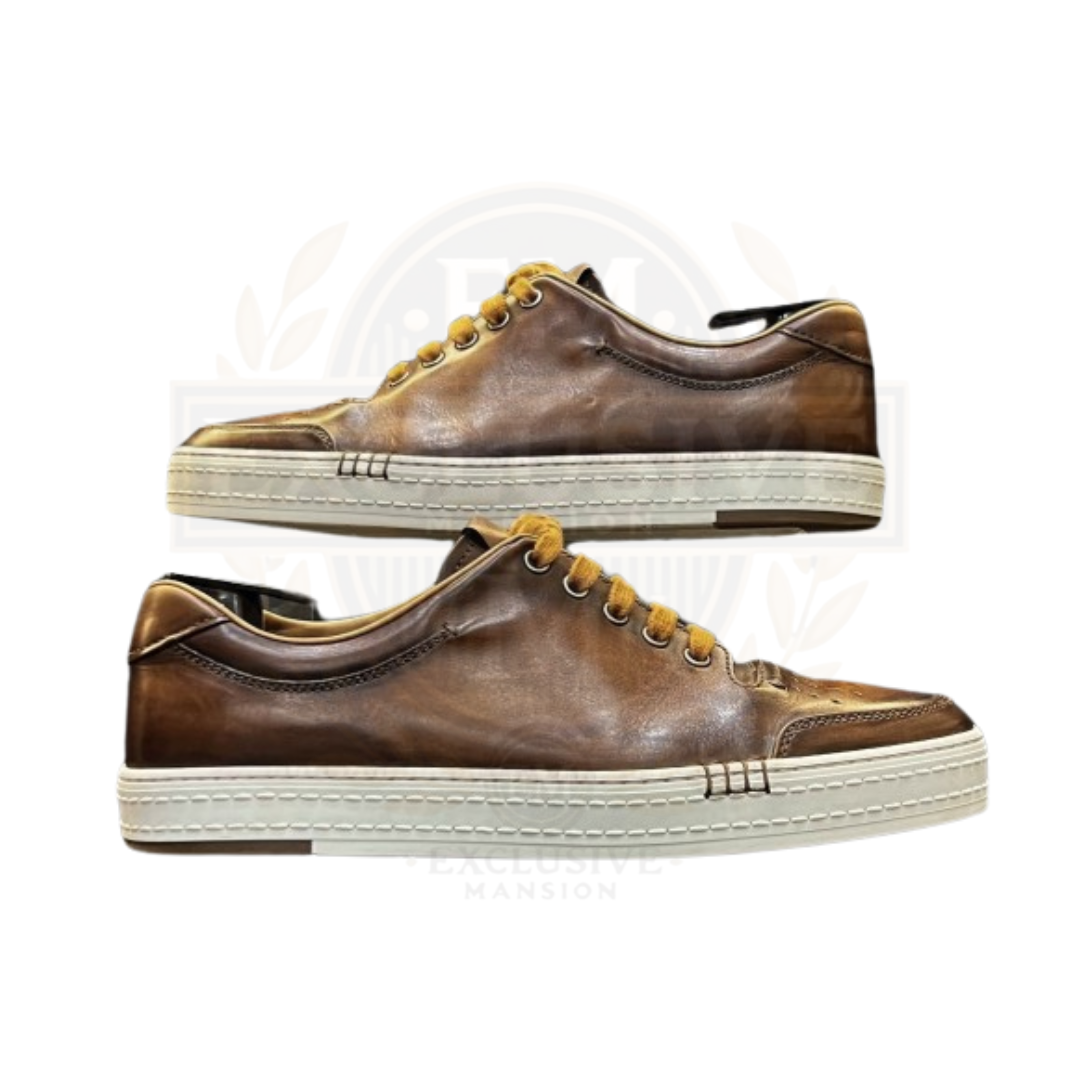 Playtime Calf Leather Sneaker Rose Wood