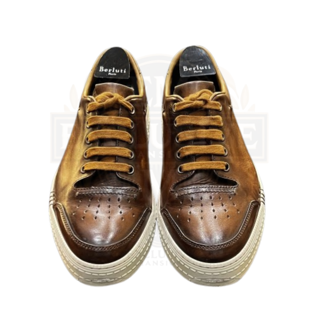 Playtime Calf Leather Sneaker Rose Wood