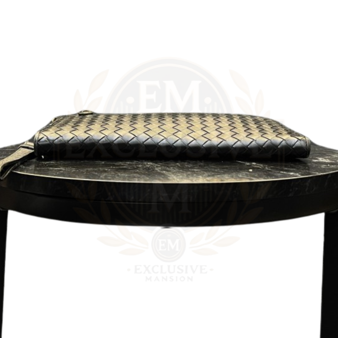 Intrecciato Document Case Black