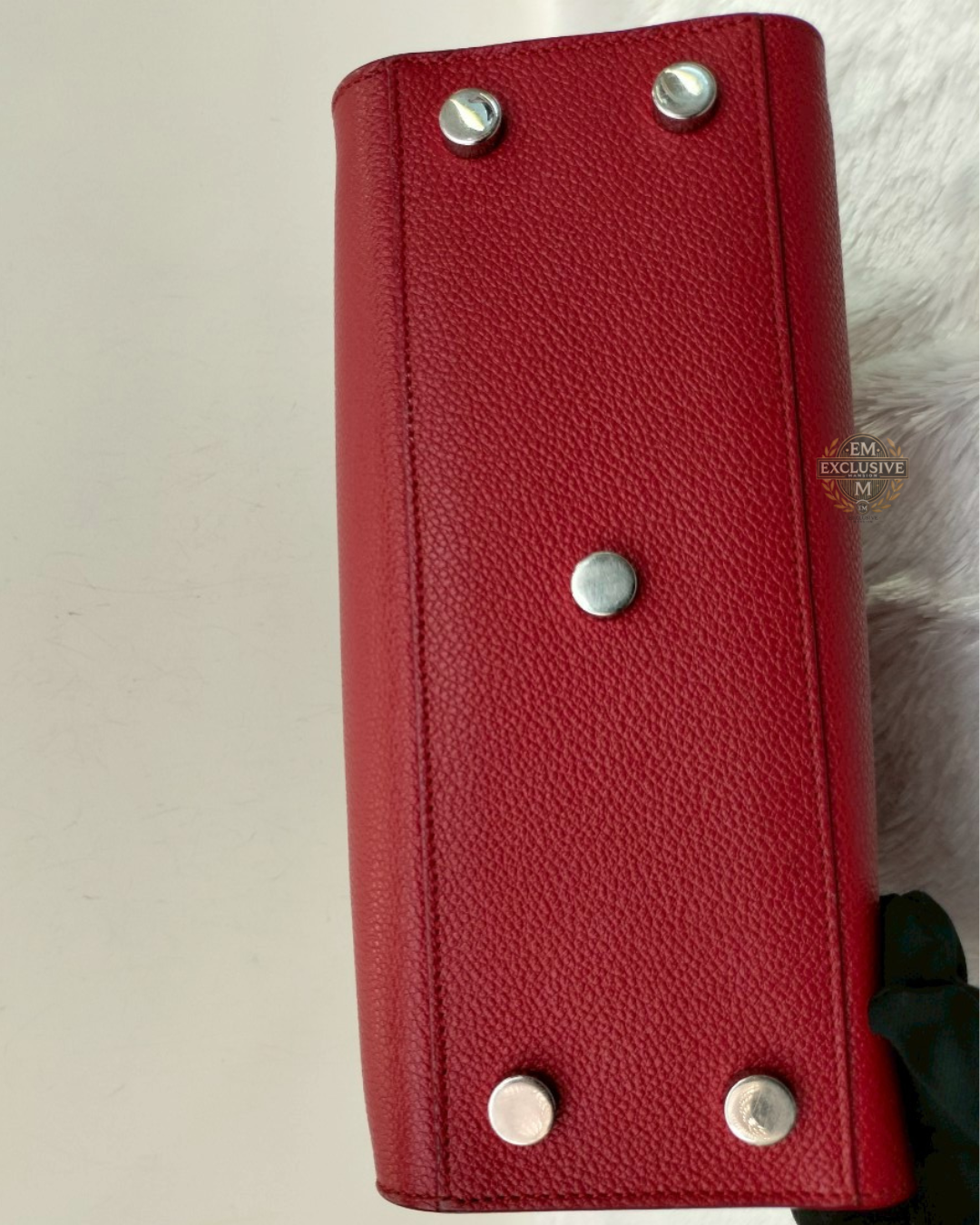 Ysl Sac De Jour Nano Gruined Red