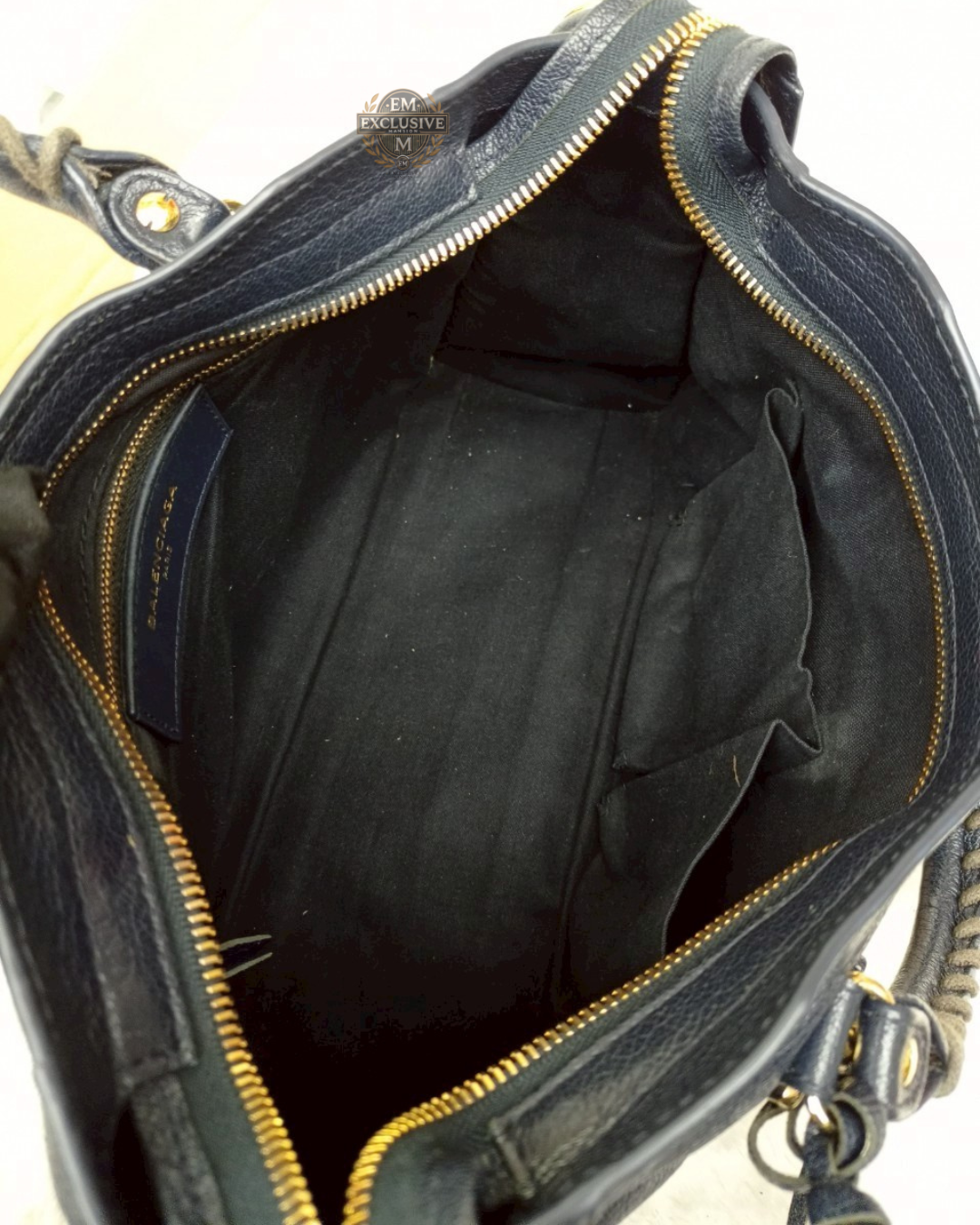 Balenciaga Small City Edge Navy