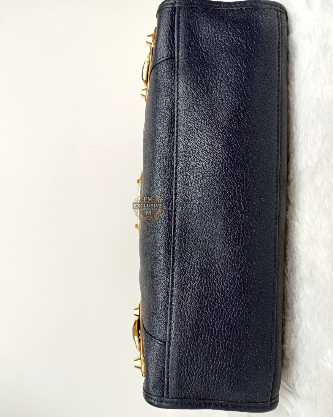 Balenciaga Small City Edge Navy