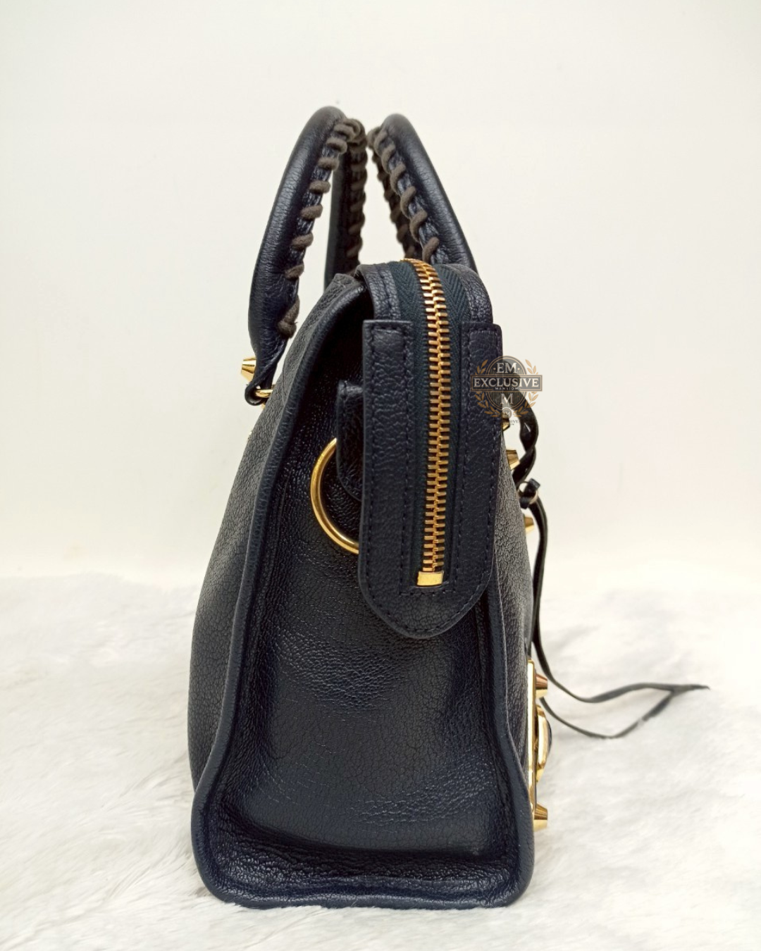 Balenciaga Small City Edge Navy