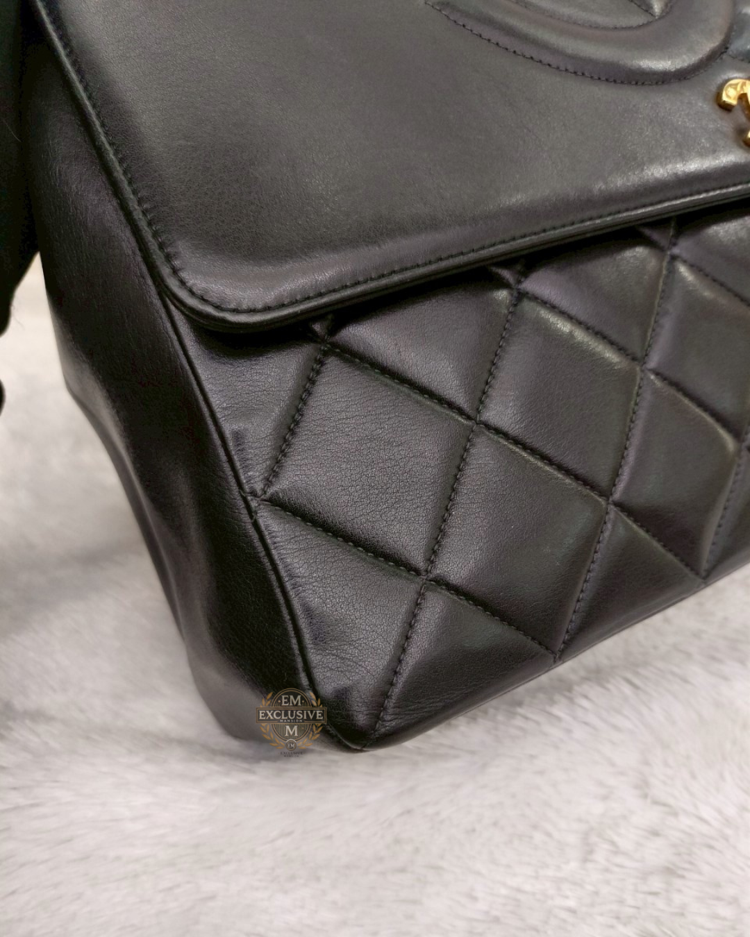 Chanel Maxi Lamb Vintage Black