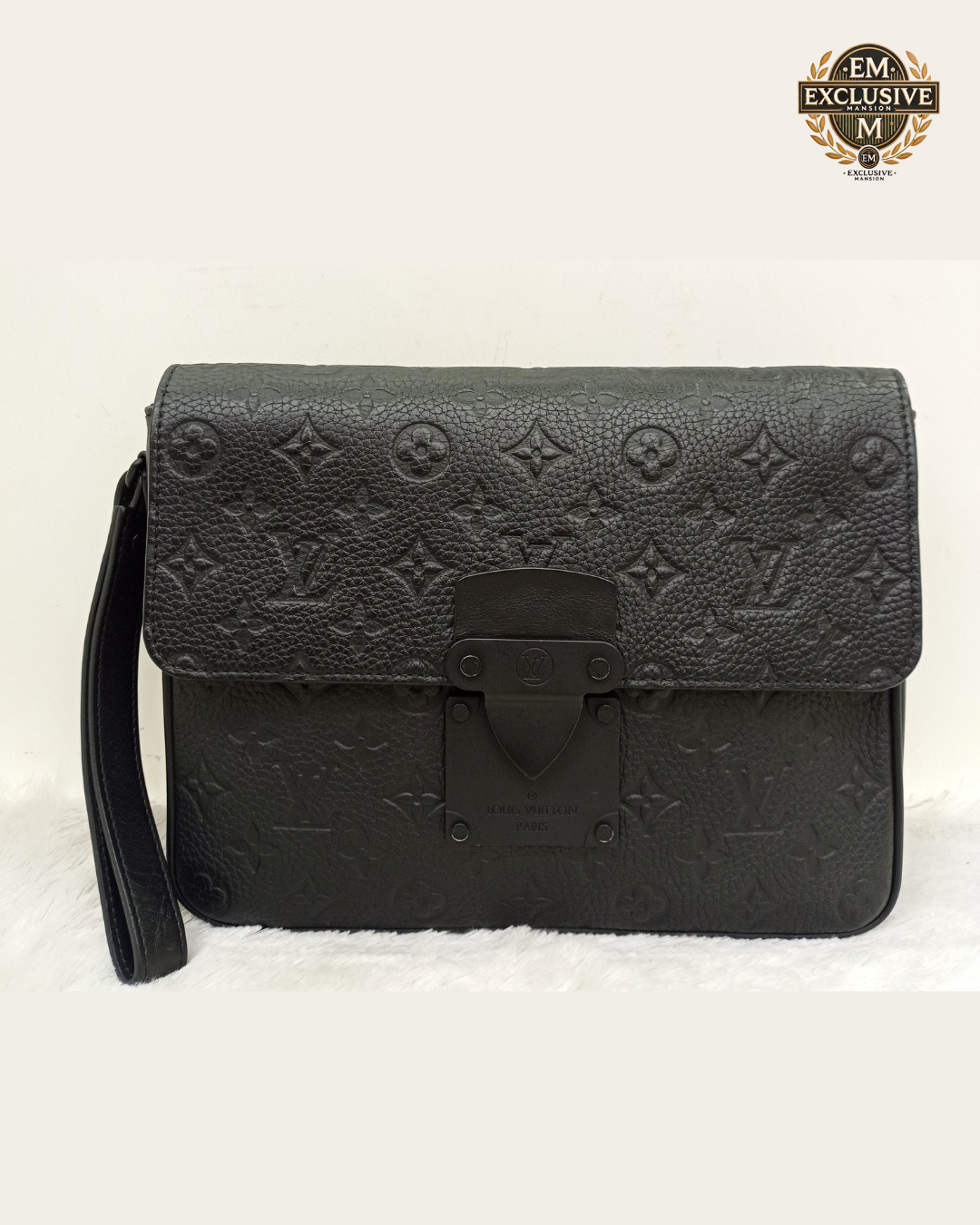 LV S Lock A4 Pouch Monogram
