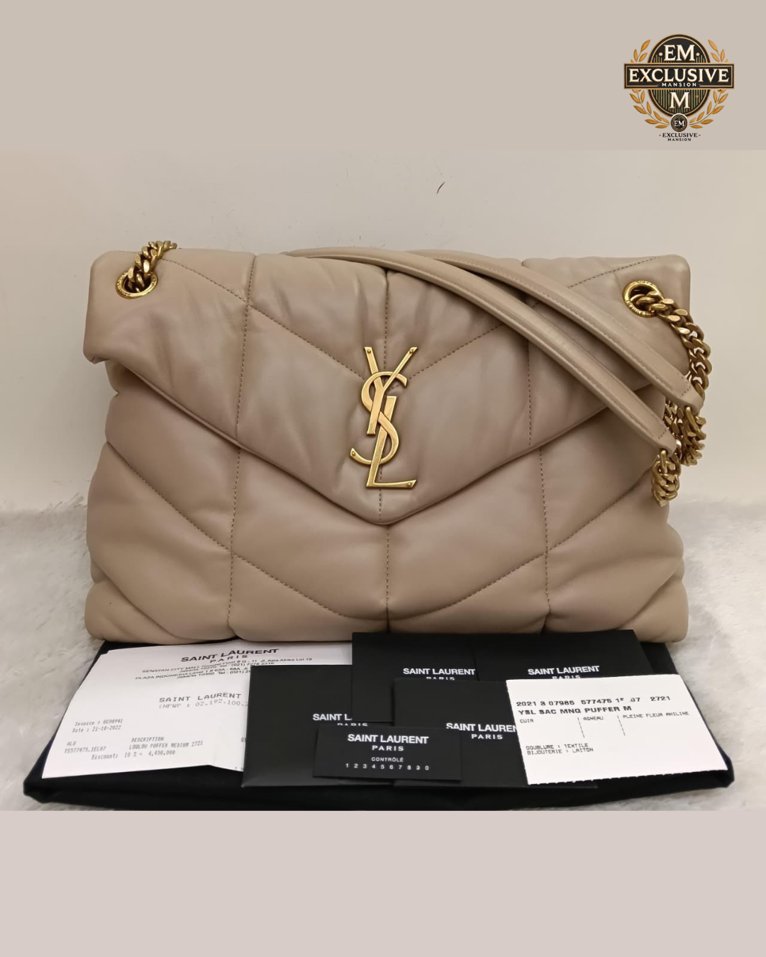 YsL LouLou Puffer Medium