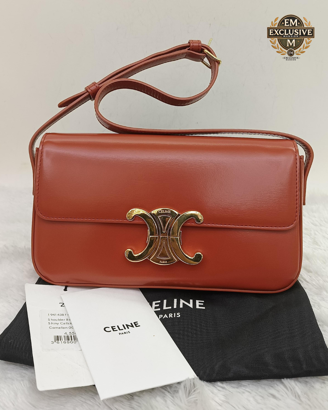 Celine Triomphe East West Calfskin