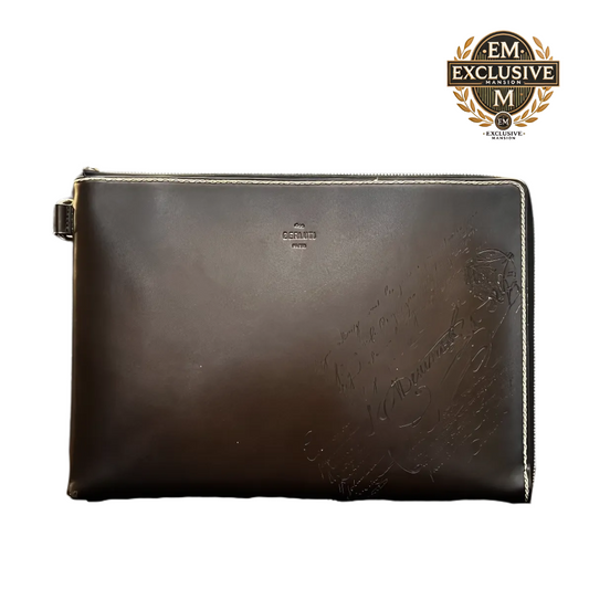 Nino Scritto Leather Clutch