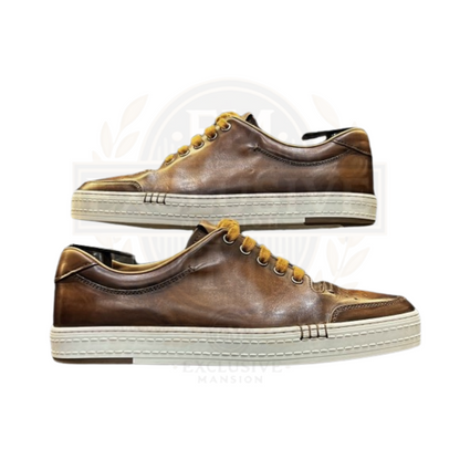 Playtime Calf Leather Sneaker Rose Wood
