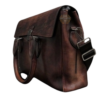 E'mio Scritto Leather Briefcase
