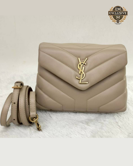 YsL Lou Lou Toy Chevron Beige
