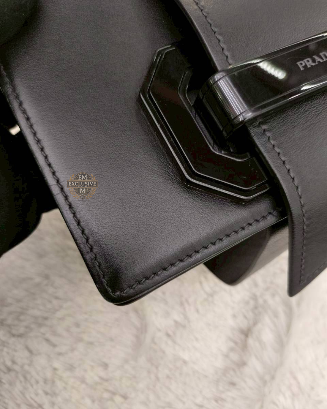 Prada City Calf Nero