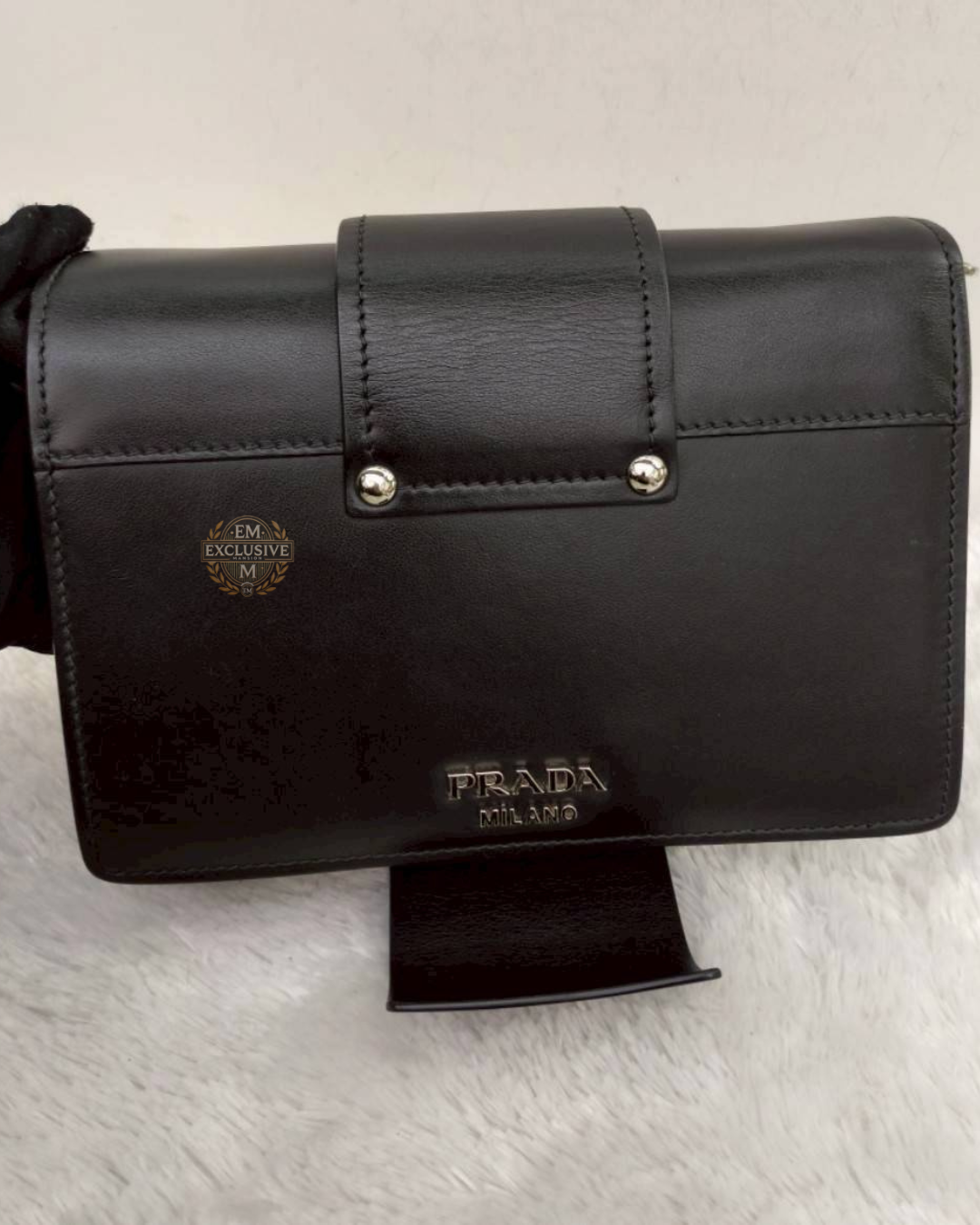 Prada City Calf Nero