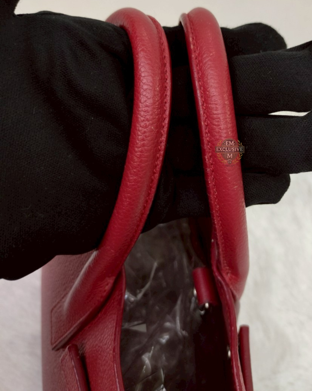 Ysl Sac De Jour Nano Gruined Red