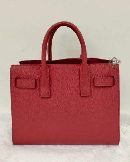 Ysl Sac De Jour Nano Gruined Red