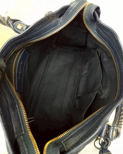 Balenciaga Small City Edge Navy