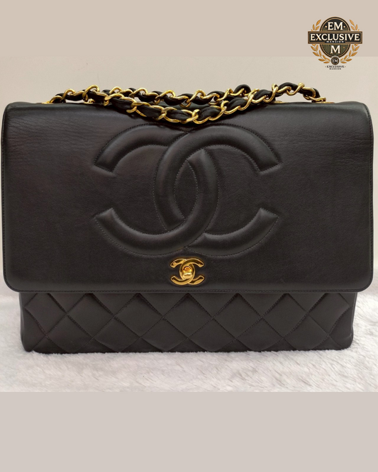 Chanel Maxi Lamb Vintage Black