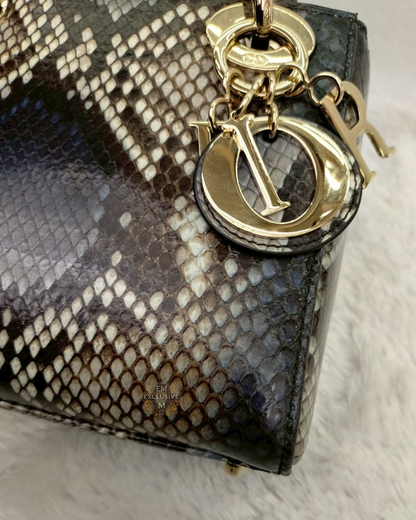 Lady Dior Mini Python