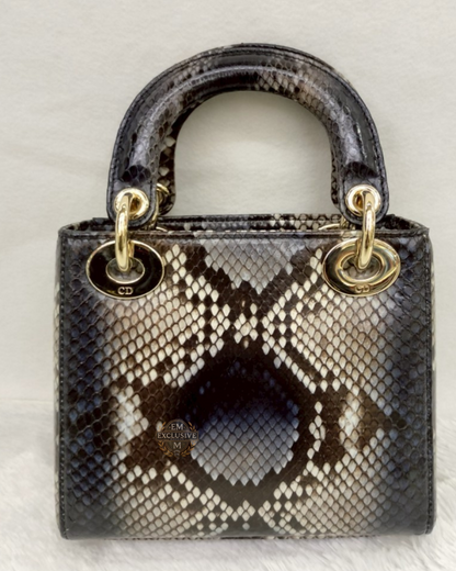 Lady Dior Mini Python