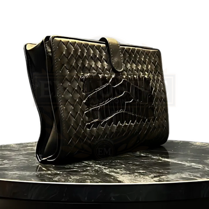 Intrecciato Crocodile Wallet