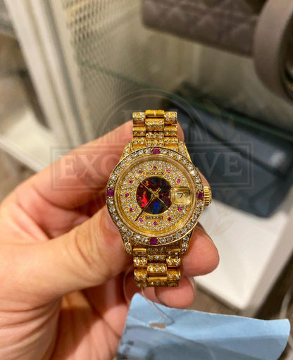 Oyster Perpetual Datejust All Gold With Diamond