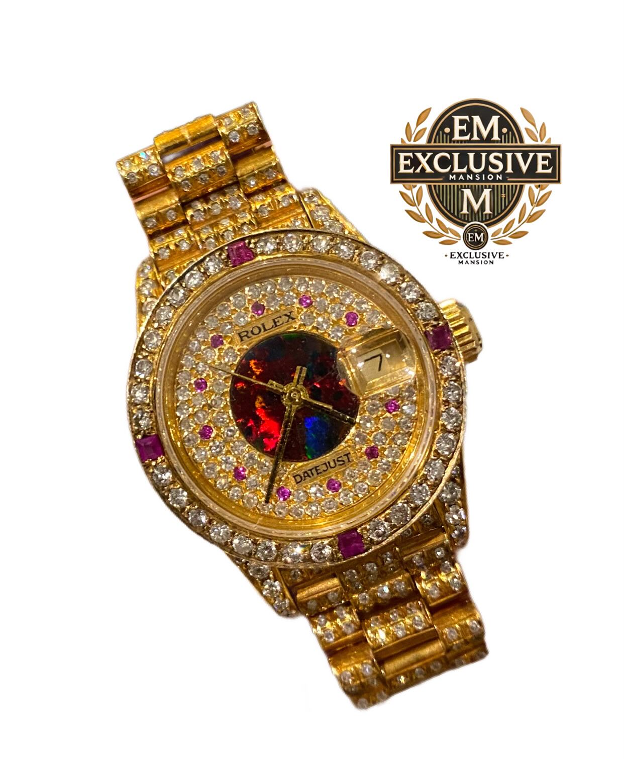 Oyster Perpetual Datejust All Gold With Diamond