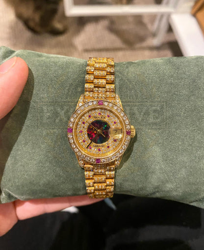 Oyster Perpetual Datejust All Gold With Diamond