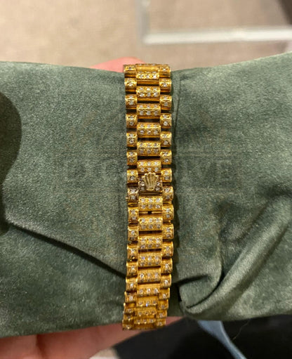 Oyster Perpetual Datejust All Gold With Diamond