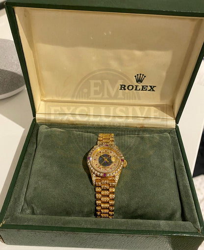 Oyster Perpetual Datejust All Gold With Diamond