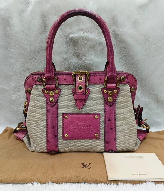 LV Sac de Nuit MM Toile Trianon Canvas