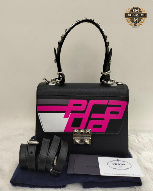 Prada City Calf Saffiano