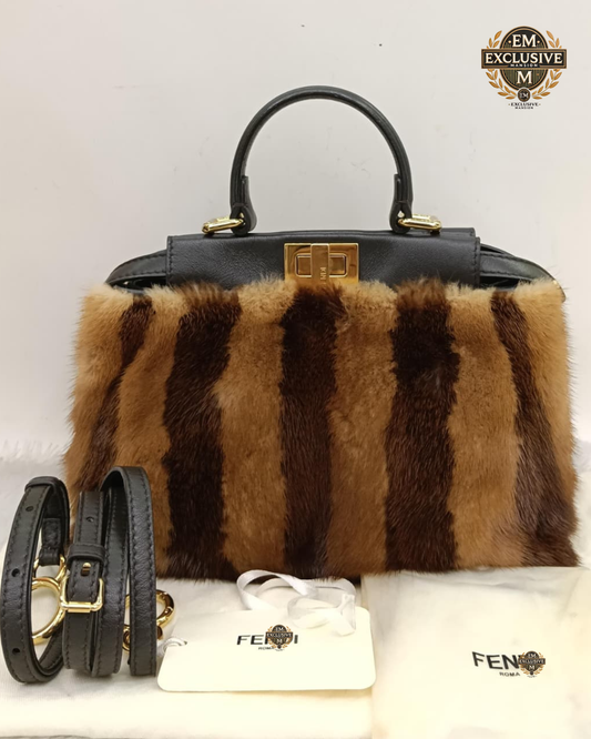 Fendi Peekaboo Mini Fur