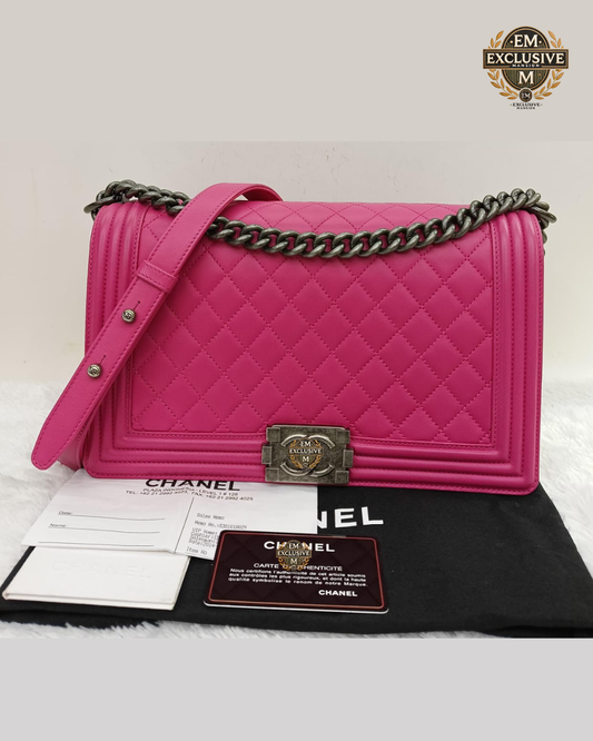 Chanel Boy 28 Lamb