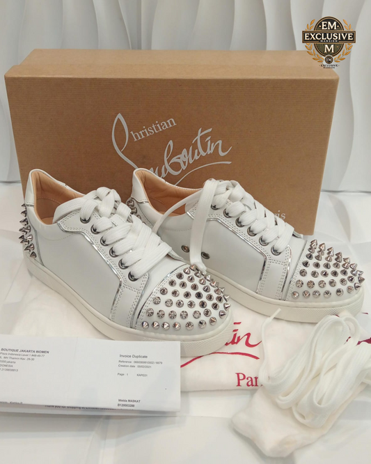 [NEW] Louboutin Viera 2 Flat Specchio Sneakers