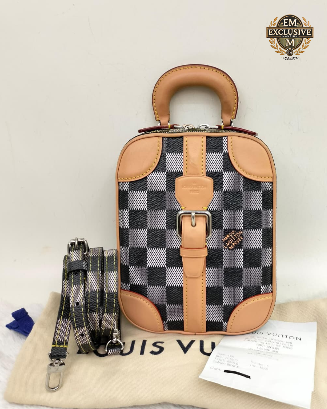 LV Valisette Vertical Damier